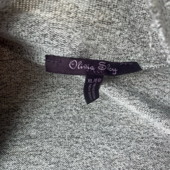 Olivia Sky Gray Cardigan Vest - Picture 5 of 6